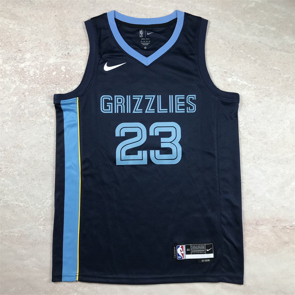 2024 Grizzlies Icon Edition Navy and Sky Blue