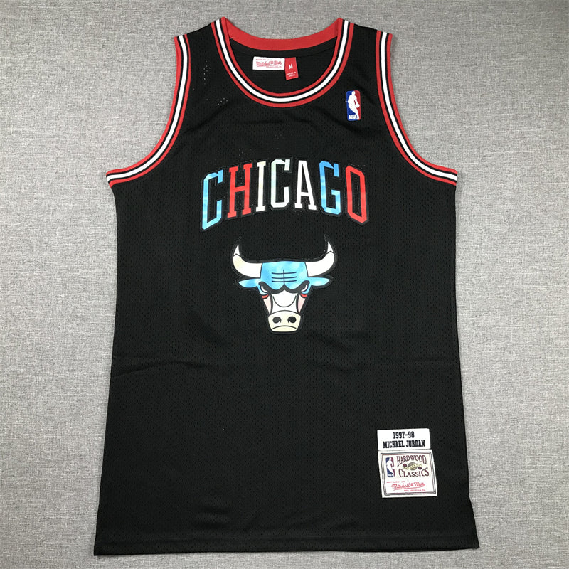 Chicago Bulls Michael Jordan #23 1997-98 Legend Edition Black Multicolor