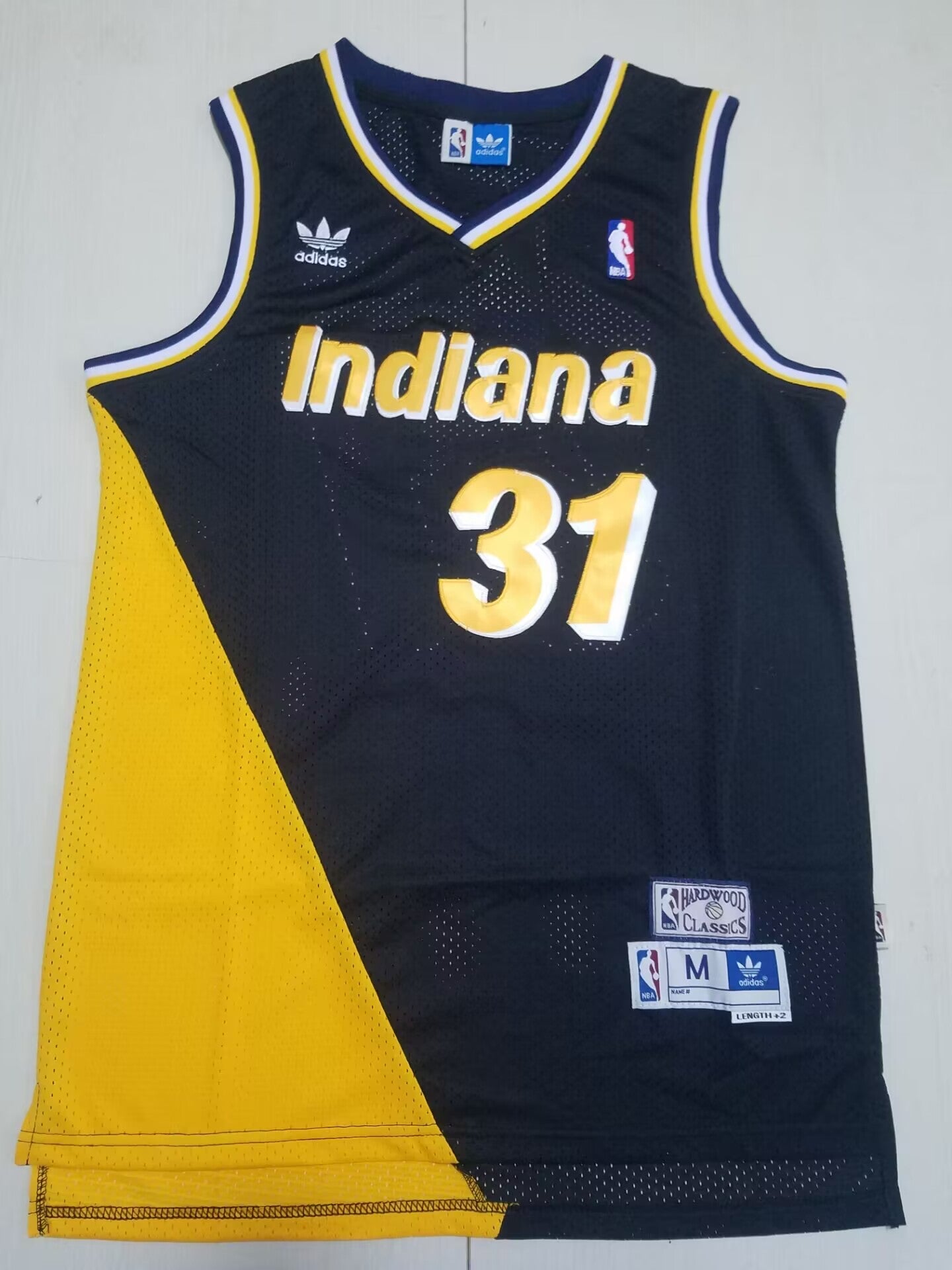 Indiana Pacers Reggie Miller #31 1997-98 Legend Edition Black Yellow