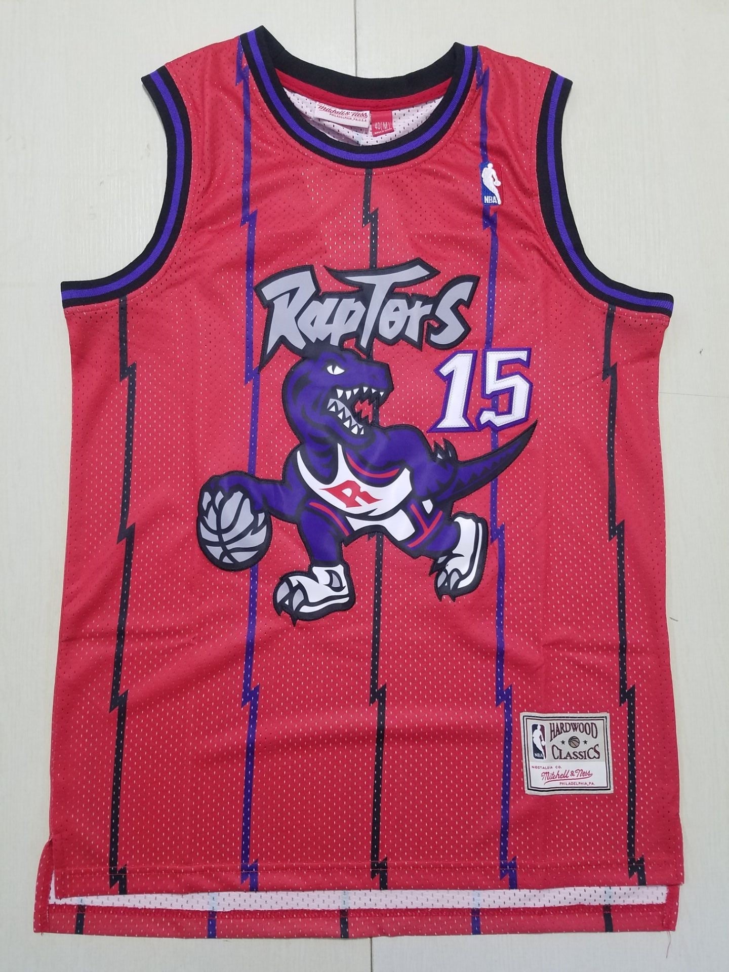 Toronto Raptors Vince Carter 1998-99 Rookie Jersey #15