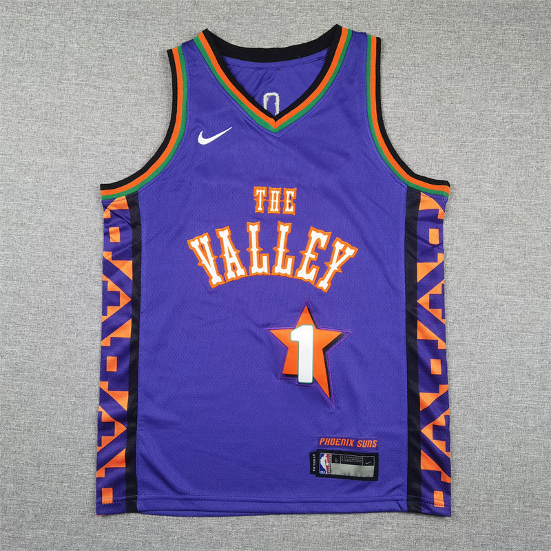 Phoenix Suns 2024 City Edition Purple & Orange Jersey
