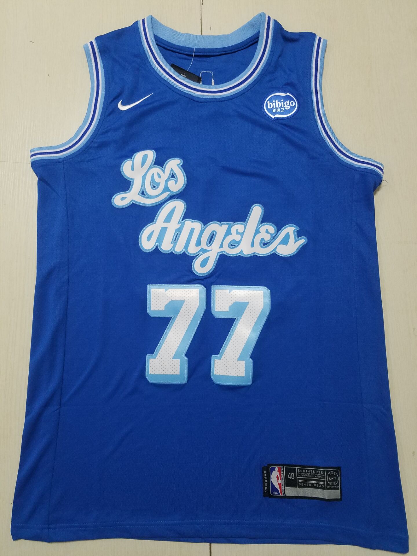 Los Angeles Lakers 2023-24 City Edition Blue & White Jersey