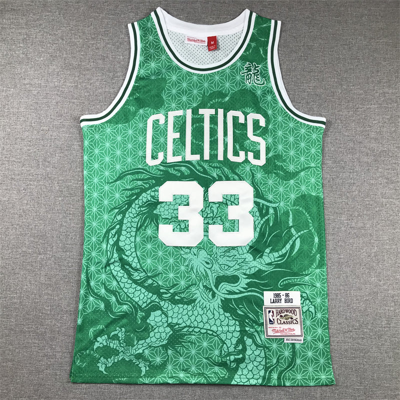 Celtics Larry Bird #33 Asian Heritage Swingman Jersey
