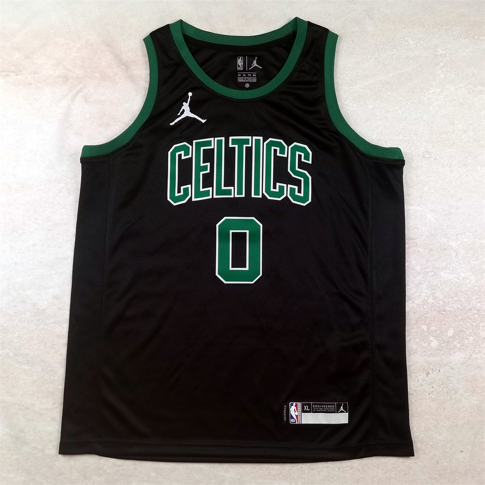 Boston Celtics 2023-24 Statement Edition Black & Green Jersey