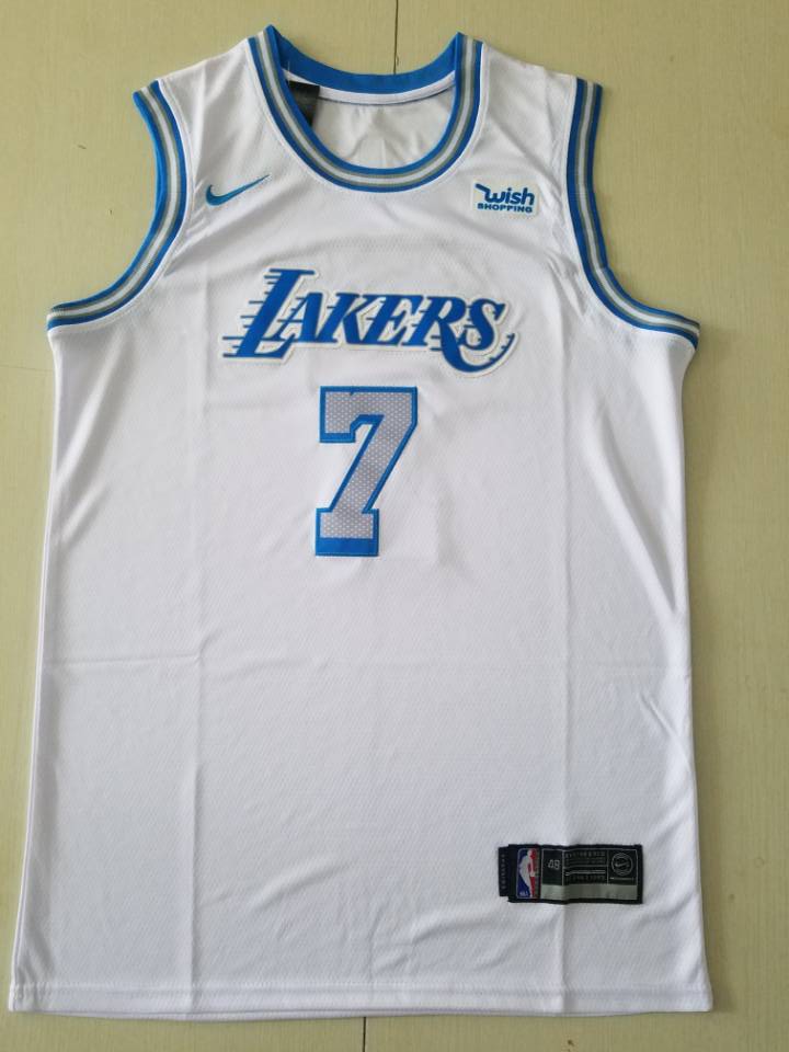 2021 Lakers City Edition White & Blue - Anthony #7