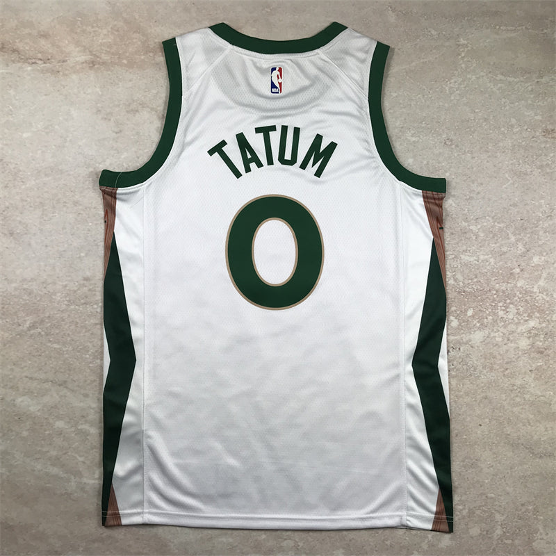 Celtics 2023-24 City Edition White Green Jersey
