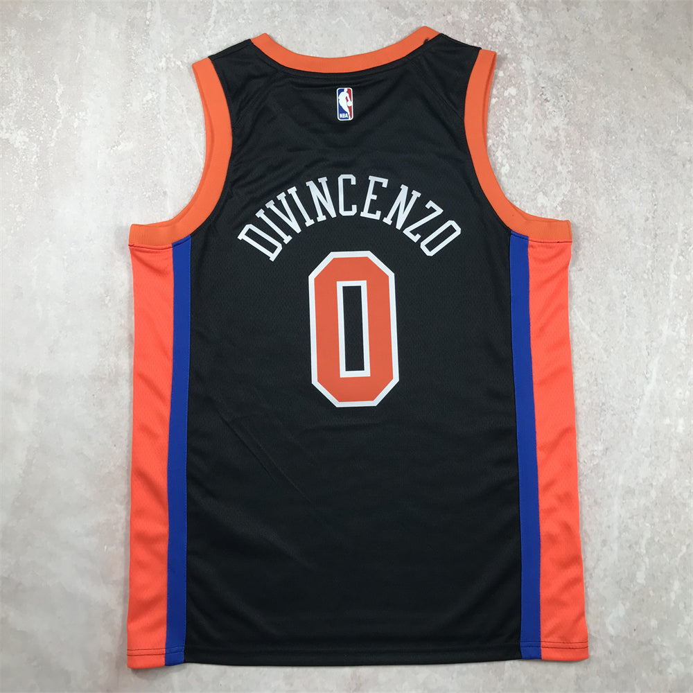 New York Knicks 2024 City Edition Black Orange