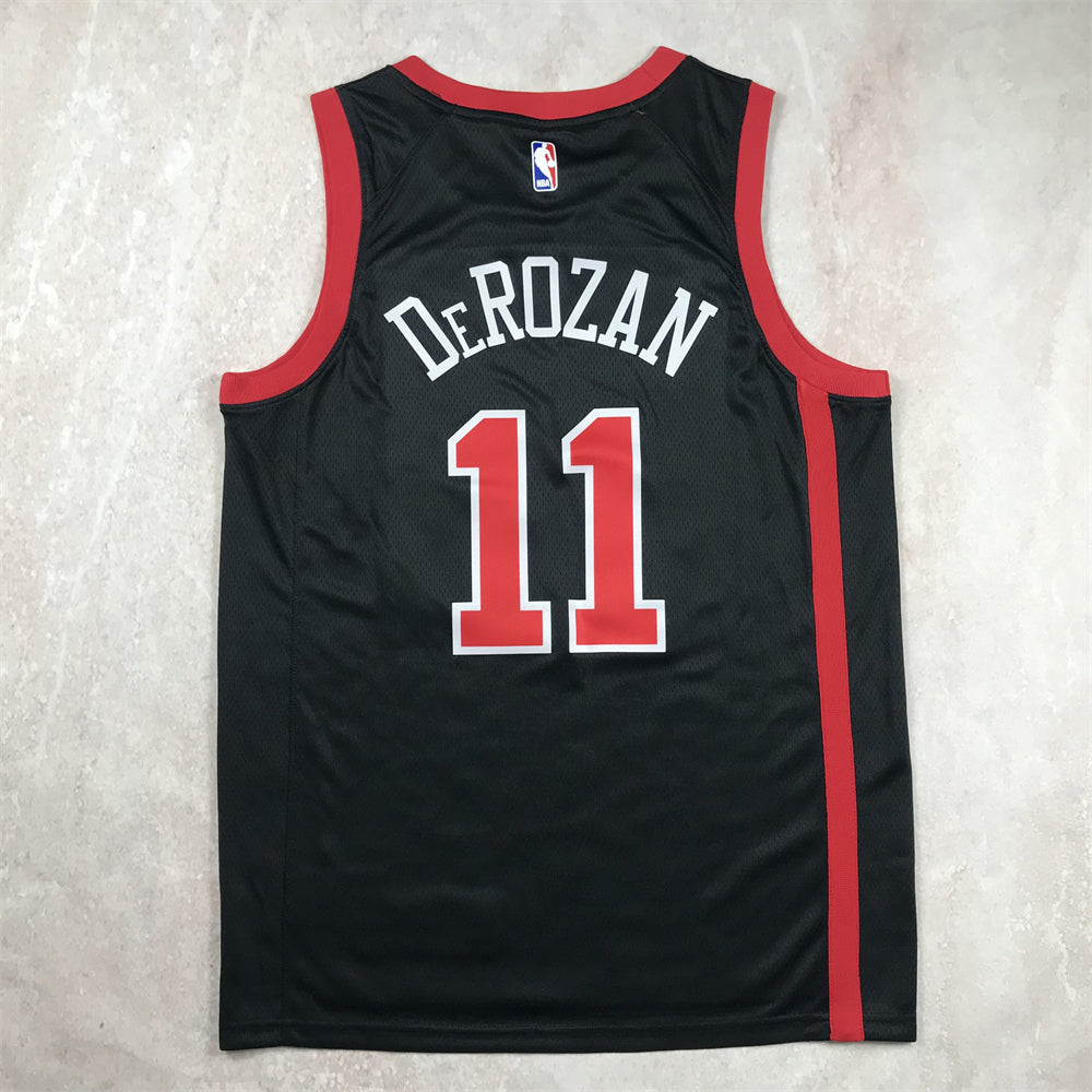 Bulls 2022-23 City Edition Madhouse on Madison Black Red Jersey