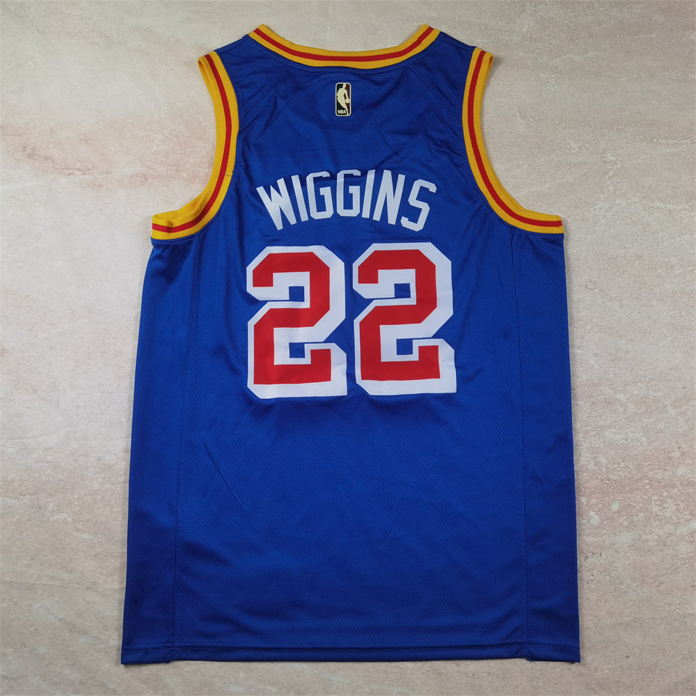 Warriors 2023-24 Classic Edition Blue and Yellow Jersey
