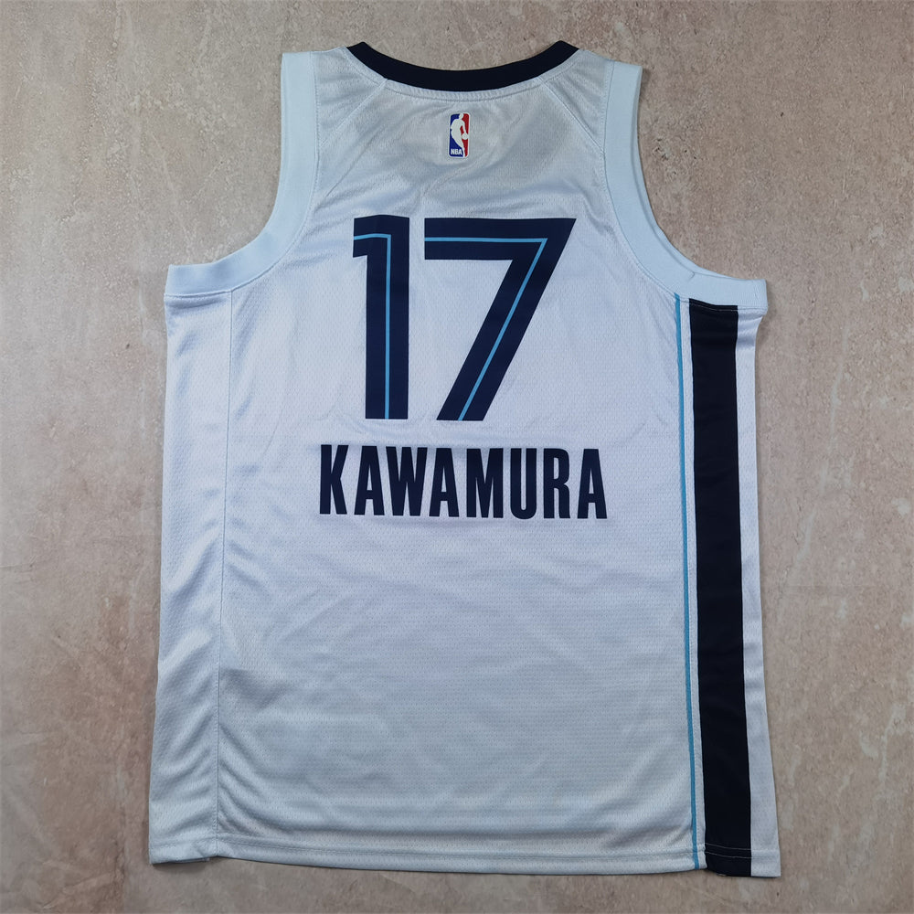 Memphis Grizzlies 2023-24 Association Edition White Jersey