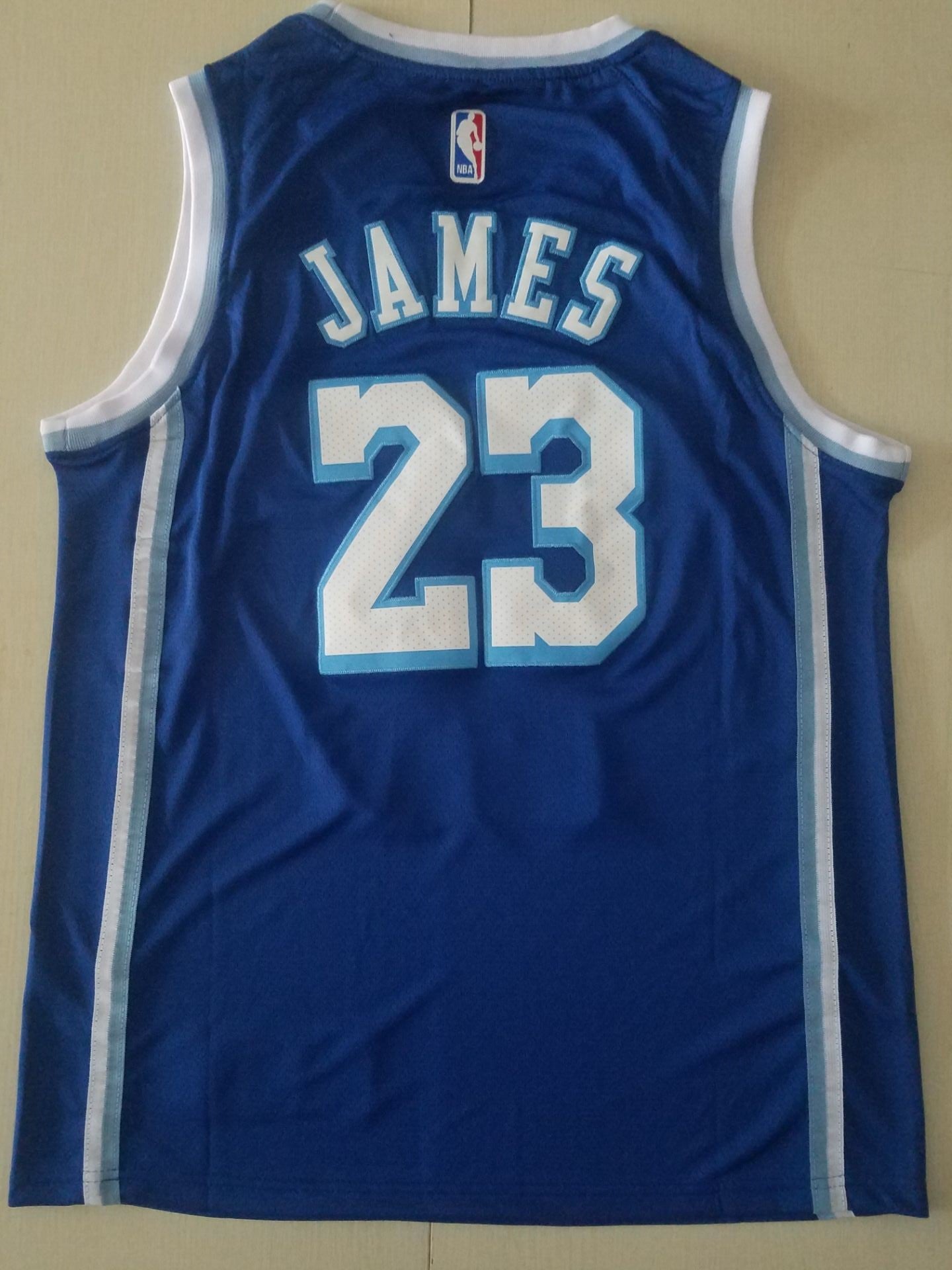 2020 Lakers Crenshaw Edition LeBron James #23 Blue and White