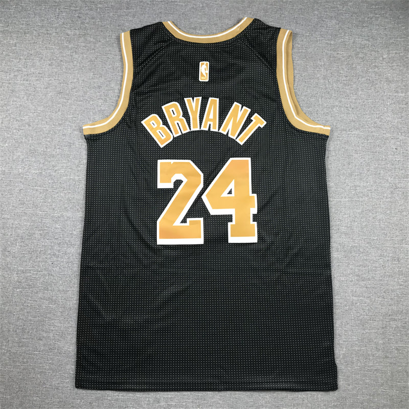 Los Angeles Lakers Kobe Bryant #24 Honour Edition Black Gold