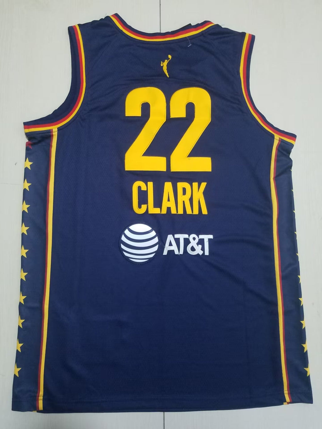 Indiana Fever Caitlin Clark #22 2024 Rebel Edition Navy & Yellow