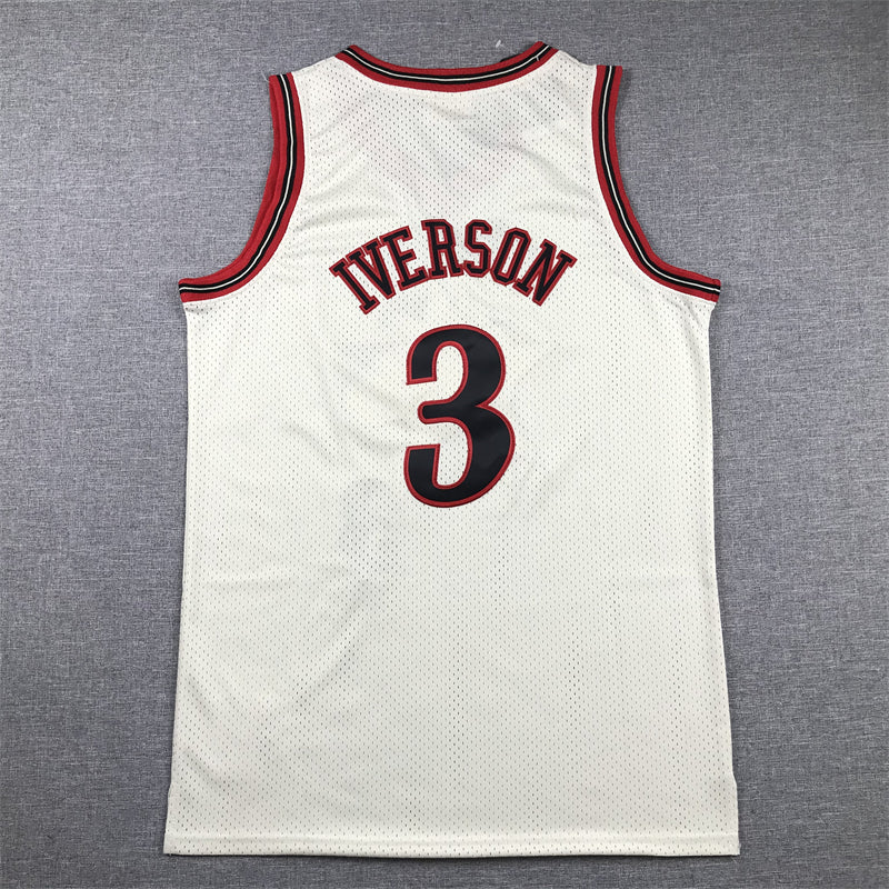 2001 76ers Legend Edition Allen Iverson White and Red