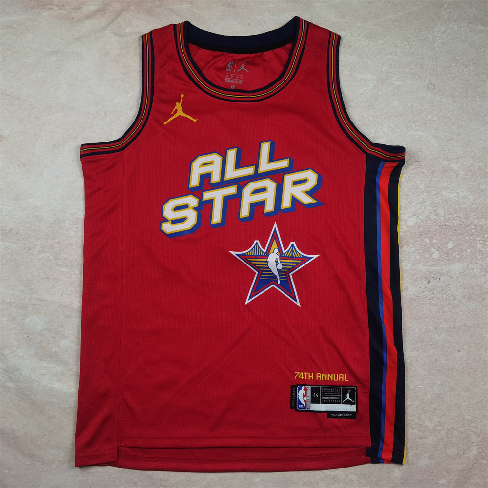 2024 NBA All-Star West Team Jersey Red Edition