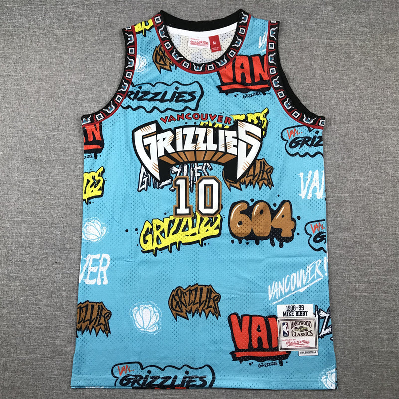 Vancouver Grizzlies 1998-99 Graffiti Edition Light Blue and Multi-Colour