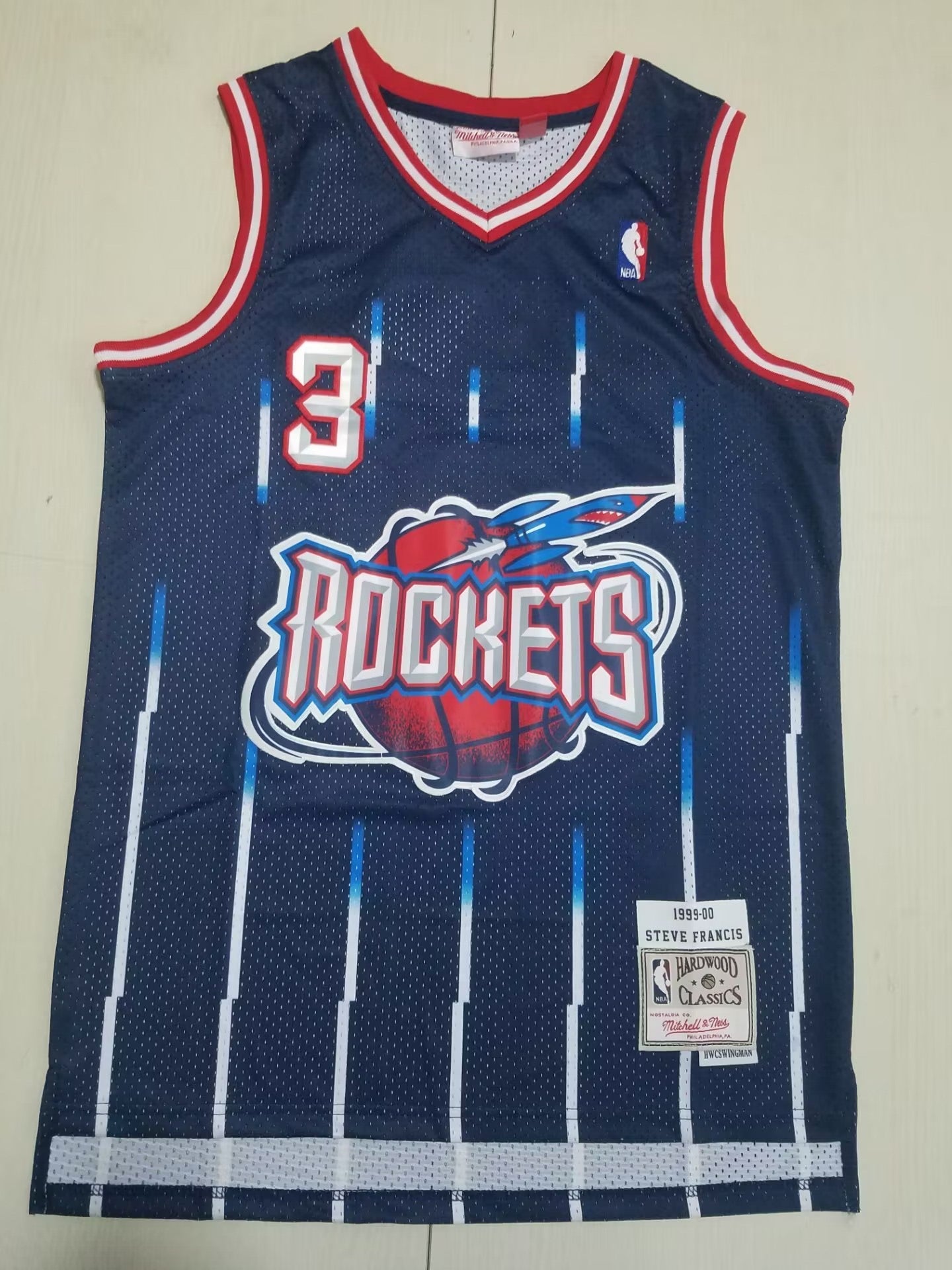 Houston Rockets Steve Francis #3 1999-00 Legend Retro Edition Navy & Red