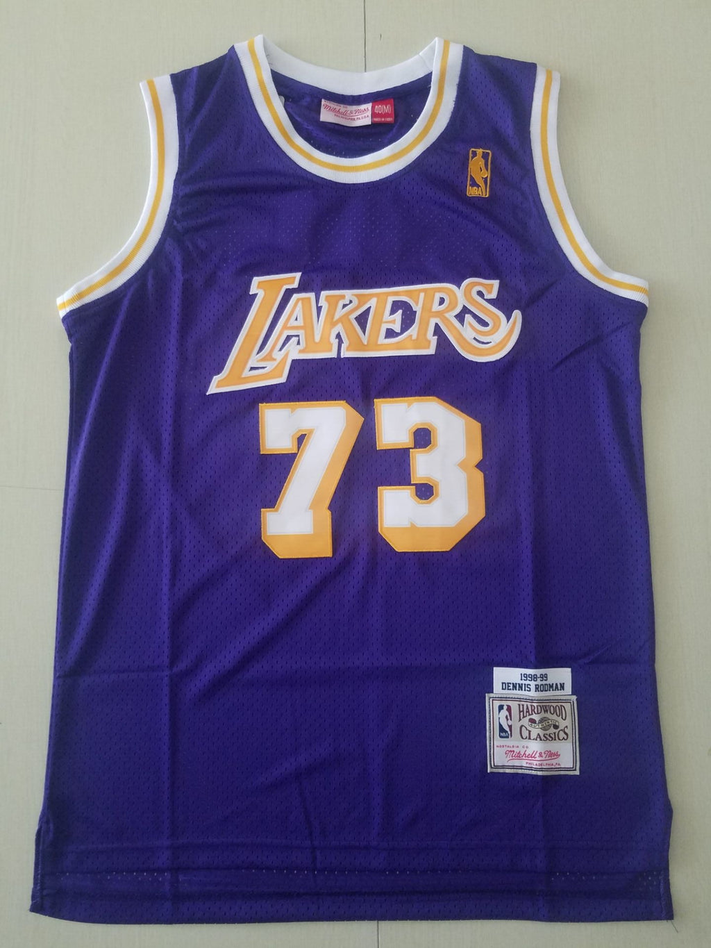 1998 Lakers Legend Edition Dennis Rodman #73 Purple/Yellow