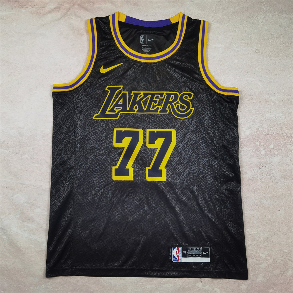 Los Angeles Lakers 2023-24 City Edition Black & Yellow Jersey