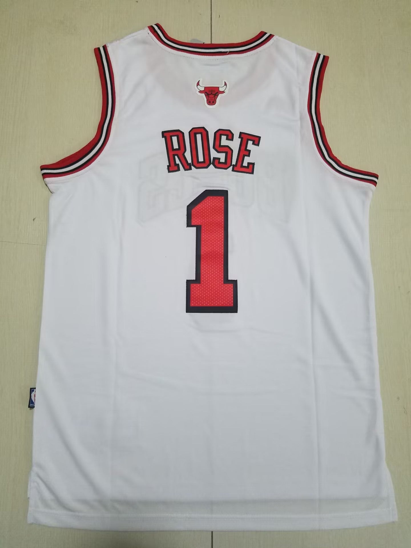 Bulls 2011 Association White Red Jersey