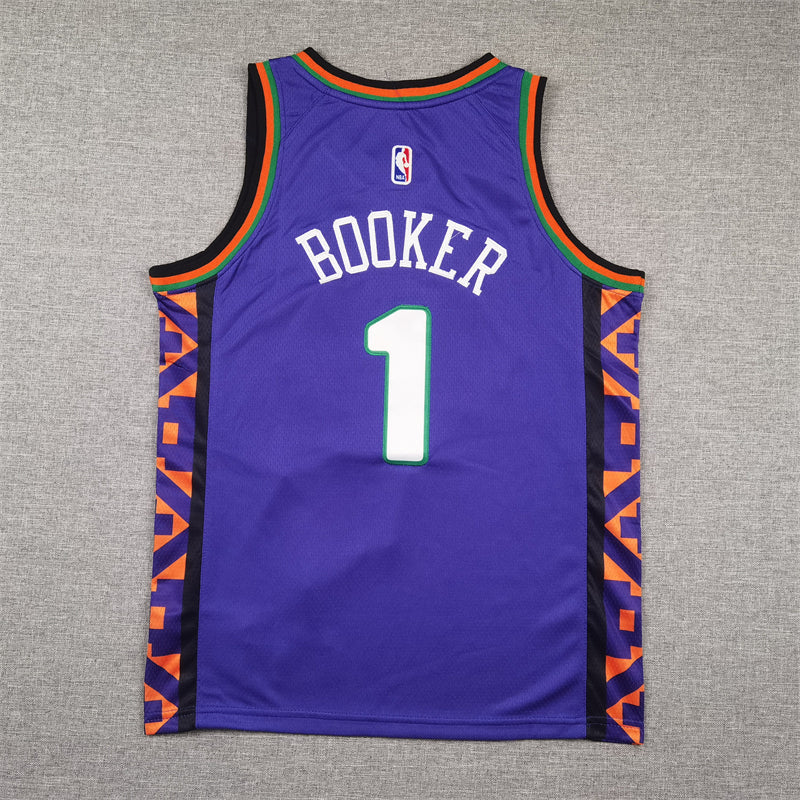 Phoenix Suns 2024 City Edition Purple & Orange Jersey