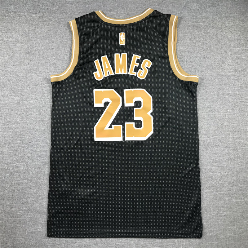 Los Angeles Lakers LeBron James #23 Honour Edition Black Gold