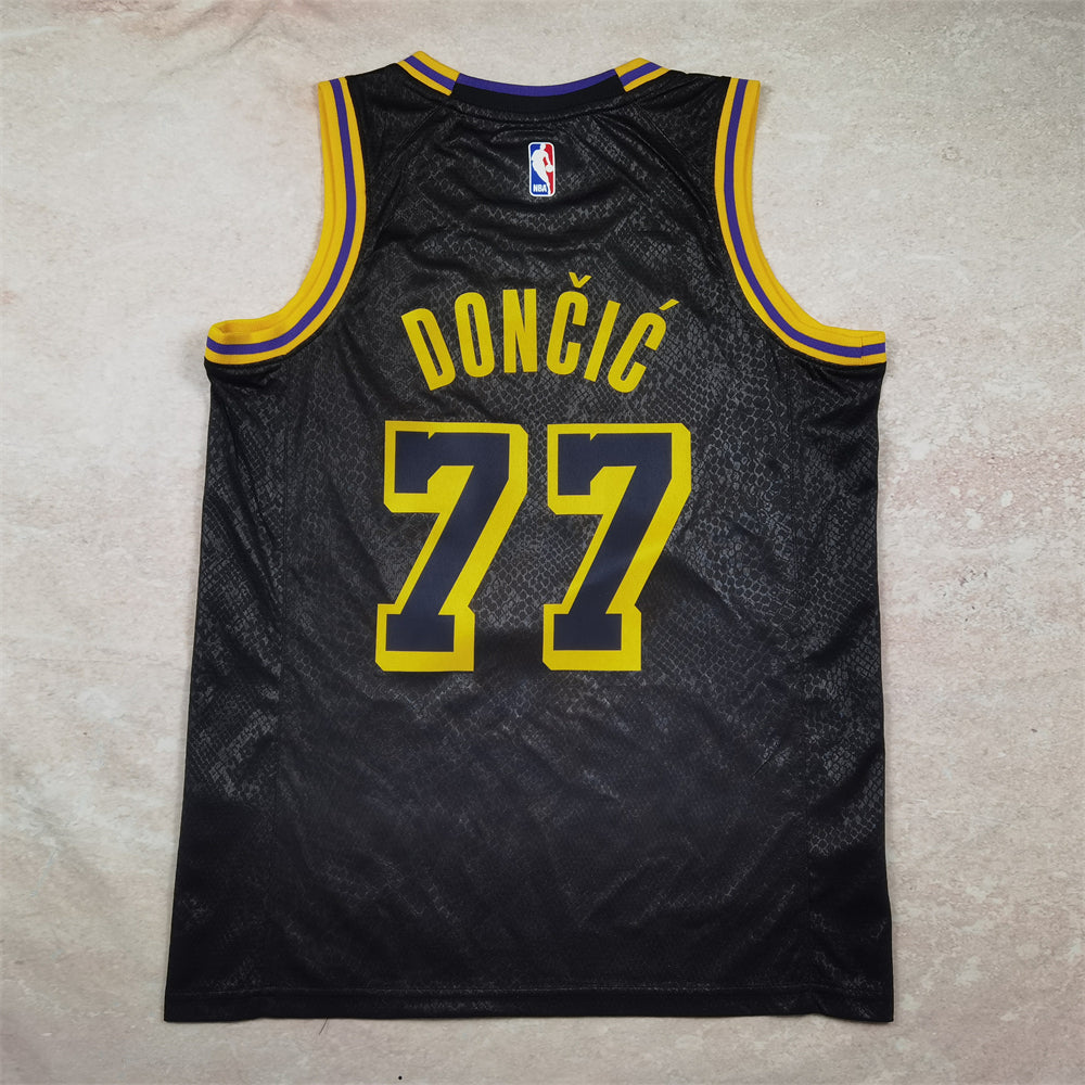 Los Angeles Lakers 2023-24 City Edition Black & Yellow Jersey