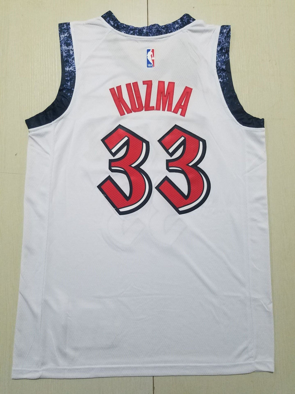 Wizards 2023-24 City Edition White and Navy Jersey