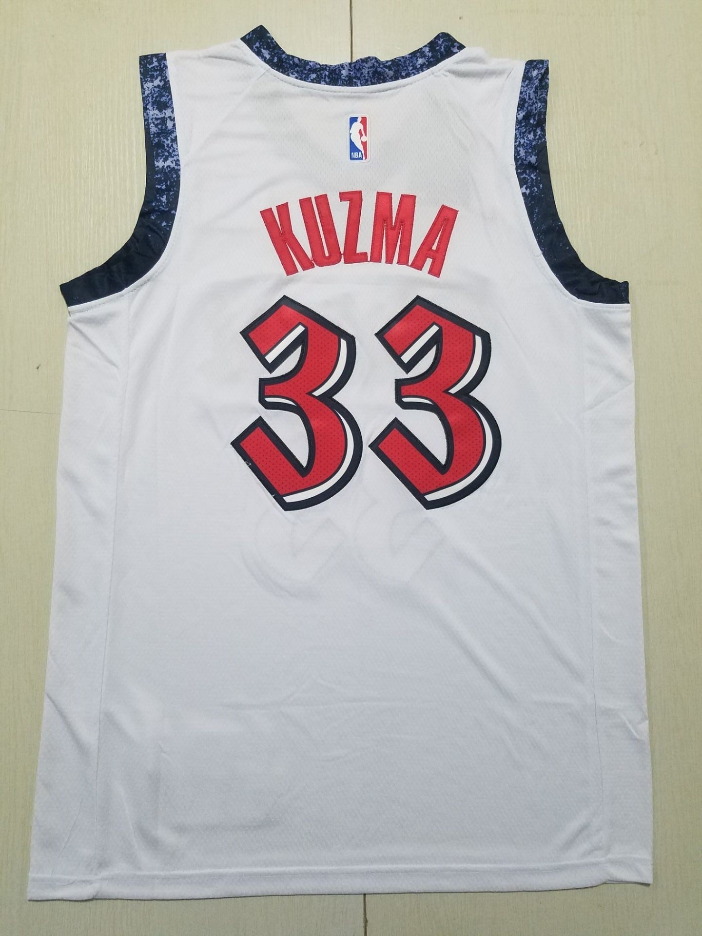 Wizards 2023-24 City Edition White and Navy Jersey