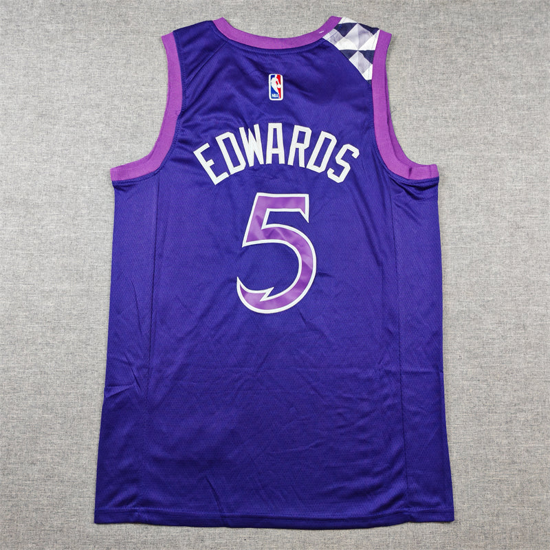 Timberwolves 2024 City Edition Purple White