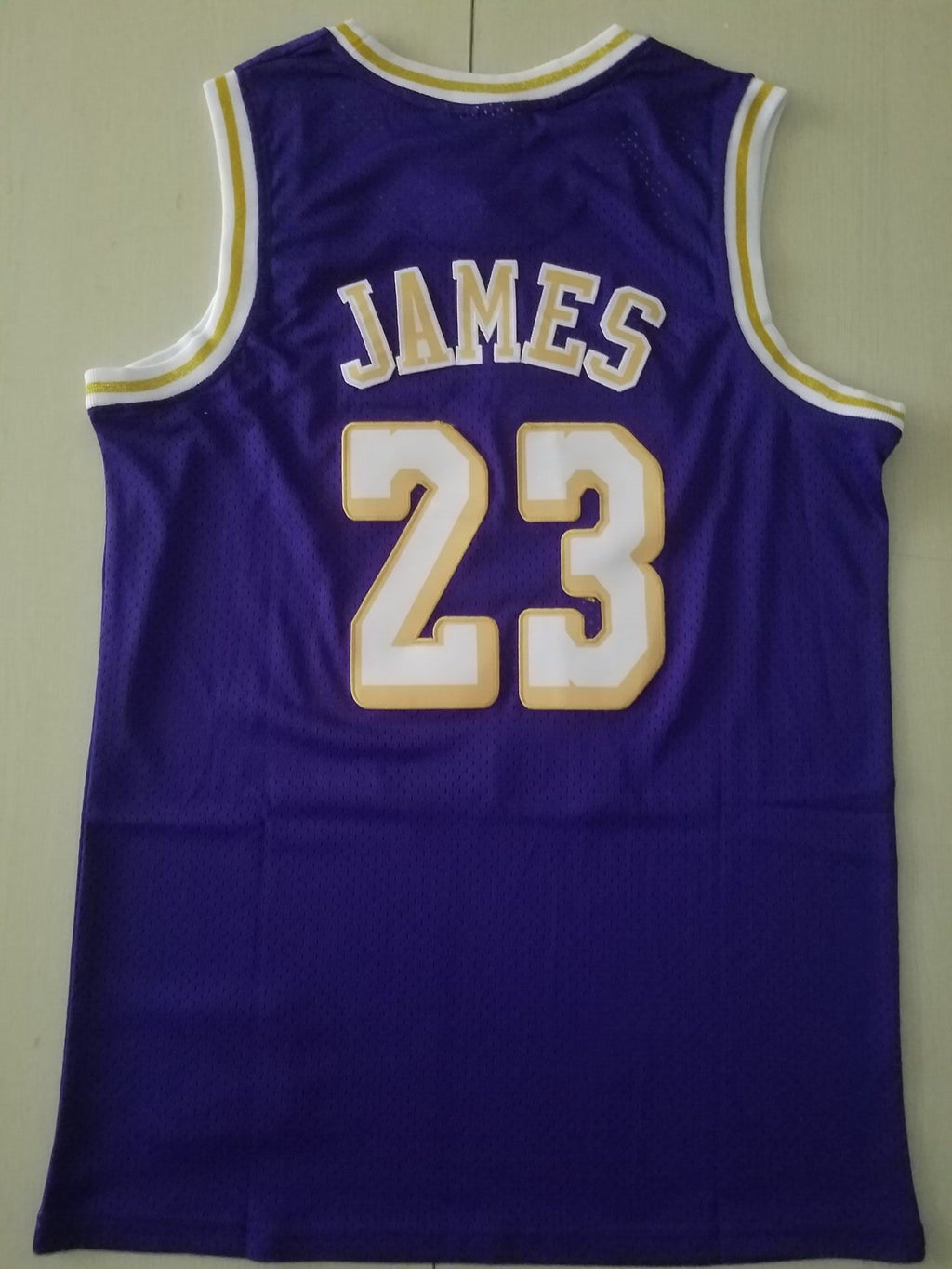 Lakers Chinese New Year Edition LeBron James #23 Purple/Yellow