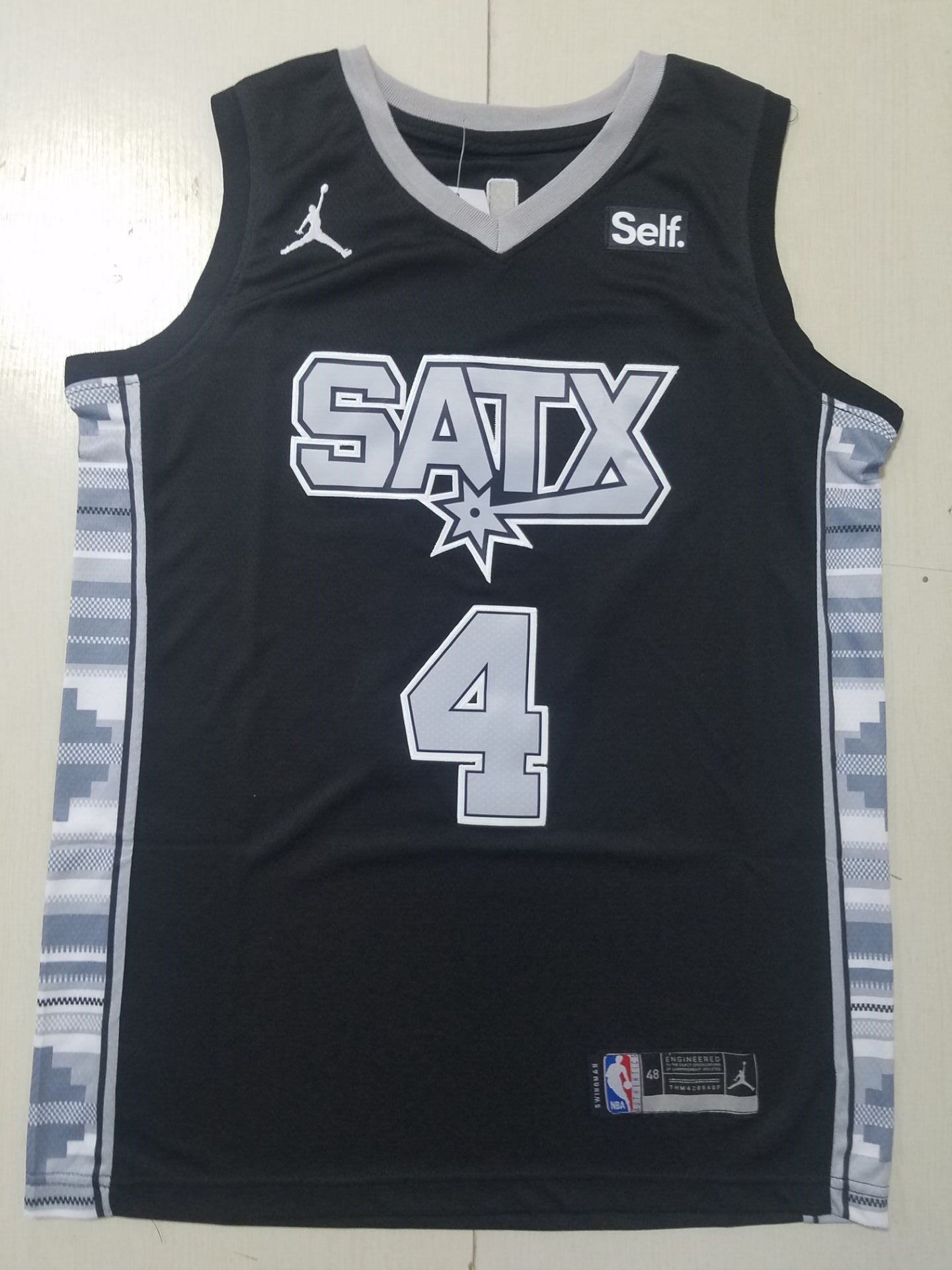 San Antonio Spurs City Edition Black Jersey