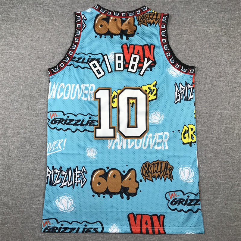 Vancouver Grizzlies 1998-99 Graffiti Edition Light Blue and Multi-Colour