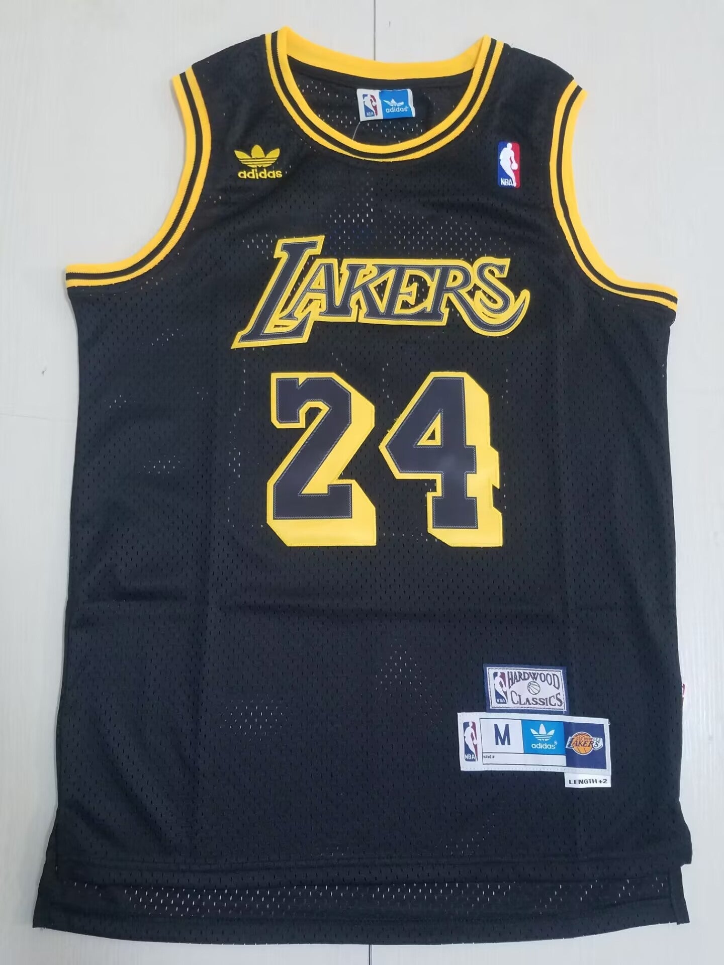 Los Angeles Lakers Kobe Bryant #24 2009 Legend Retro Edition Black & Yellow Jersey