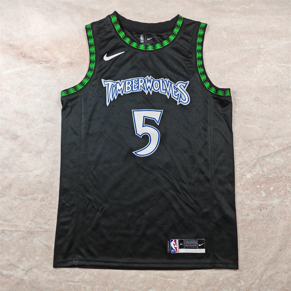 Minnesota Timberwolves 2024 City Edition Black & Green Jersey