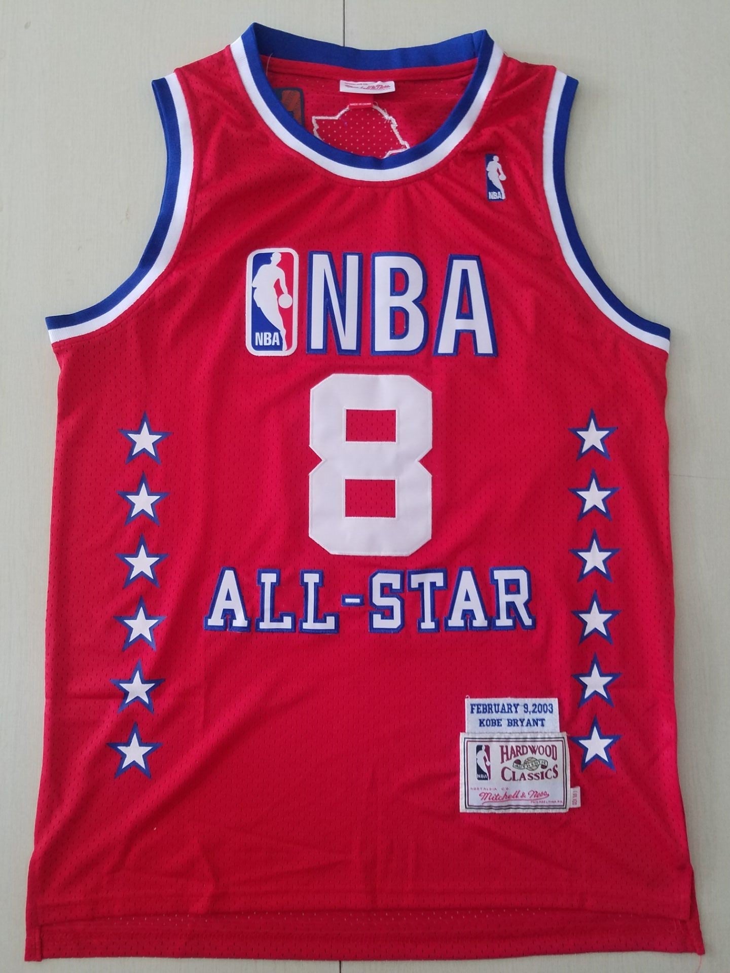 2003 NBA All-Star Edition Red & White Kobe Bryant #8