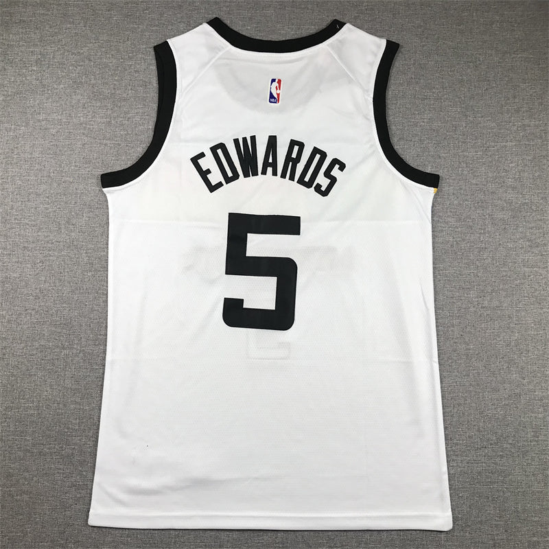 Timberwolves 2024 City Edition Black Green Jersey
