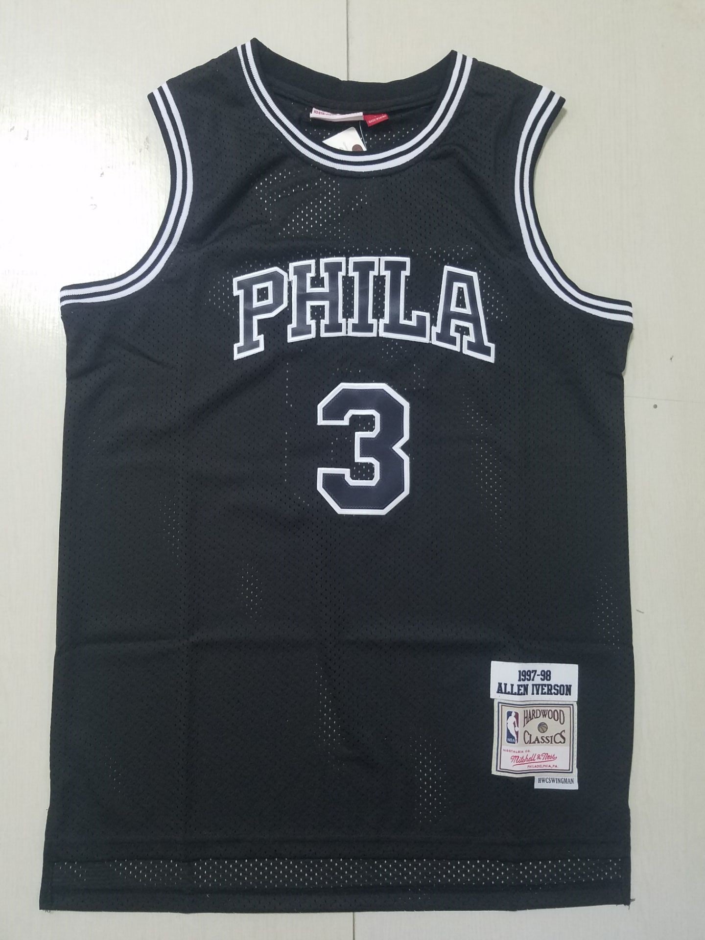 Philadelphia 76ers Black Hardwood Classics