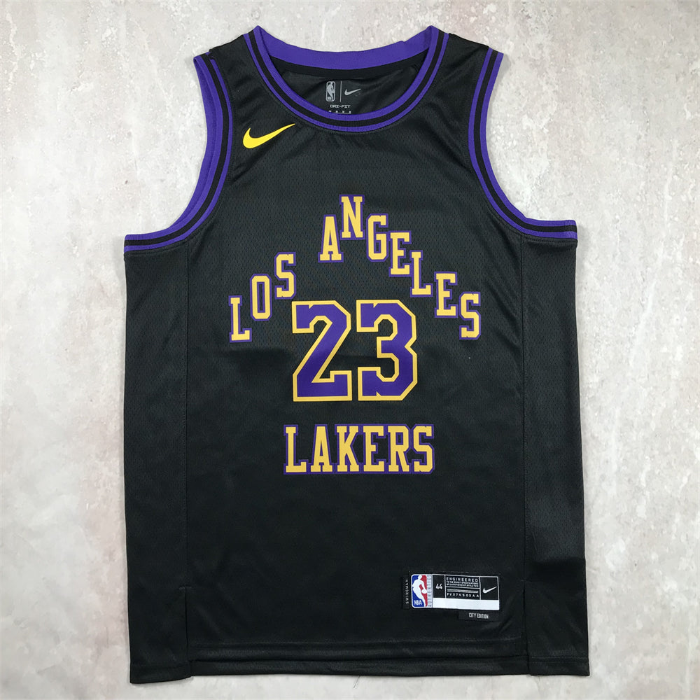 2024 Lakers City Edition Black and Purple