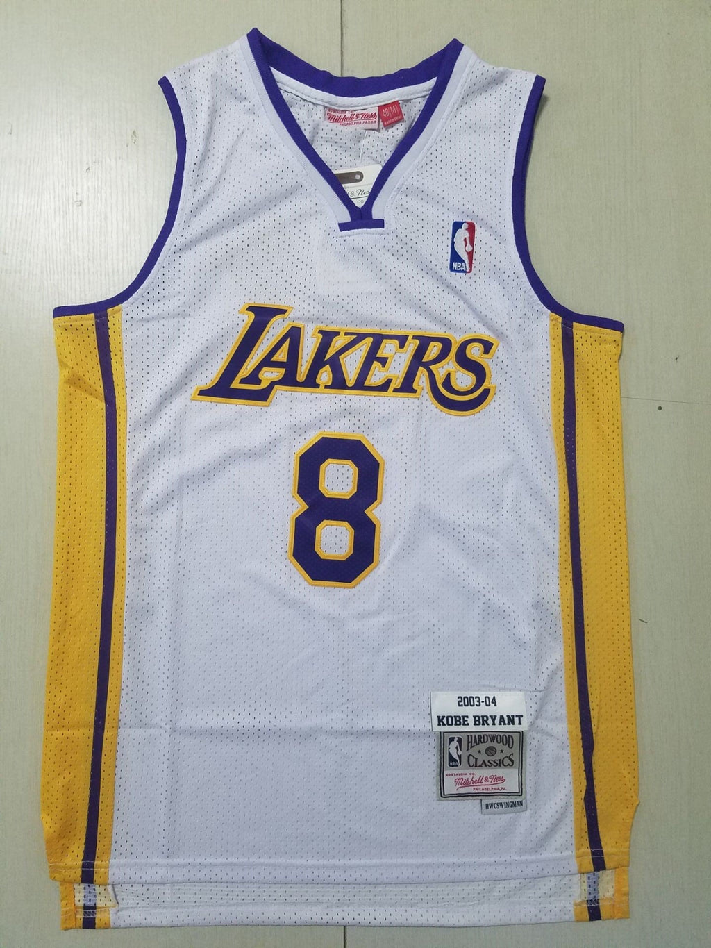 Kobe Bryant 2003-04 Lakers White