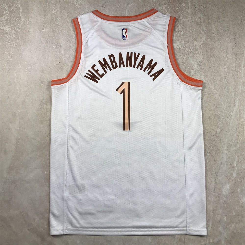2024 Spurs City Edition White and Orange