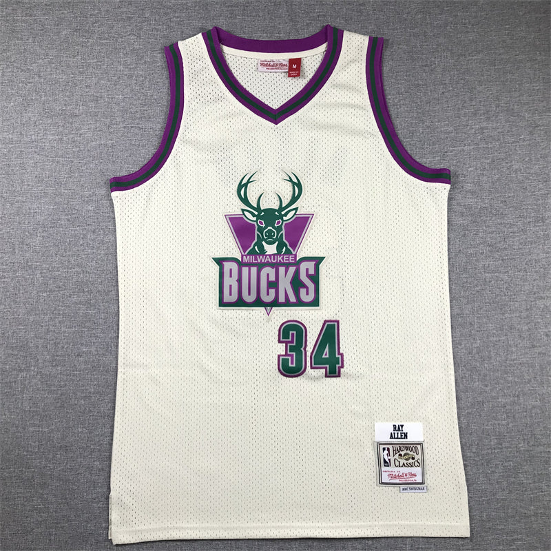 1998 Bucks Legend Edition Ray Allen White and Purple