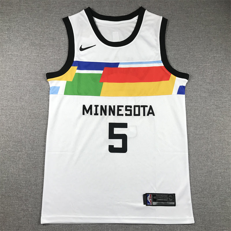 Timberwolves 2024 City Edition Black Green Jersey