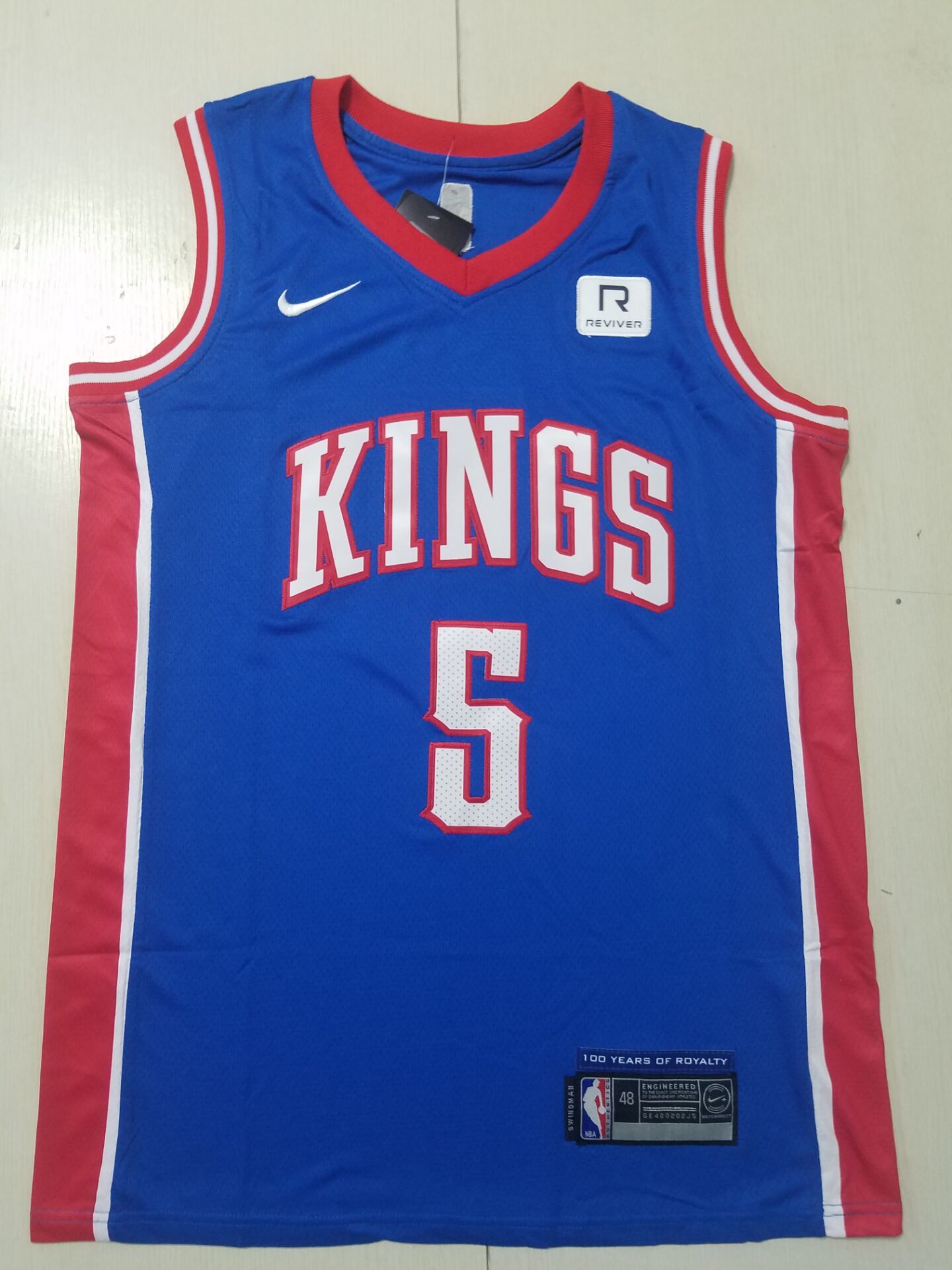 Sacramento Kings City Edition Royal Blue Jersey