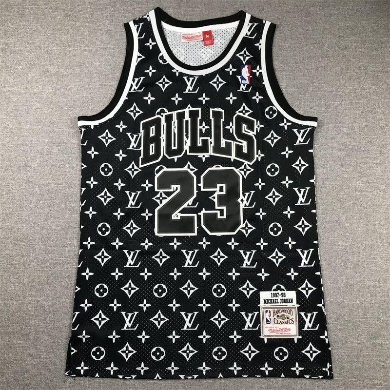 Chicago Bulls Michael Jordan #23 1997-98 Legend LV Edition Black White