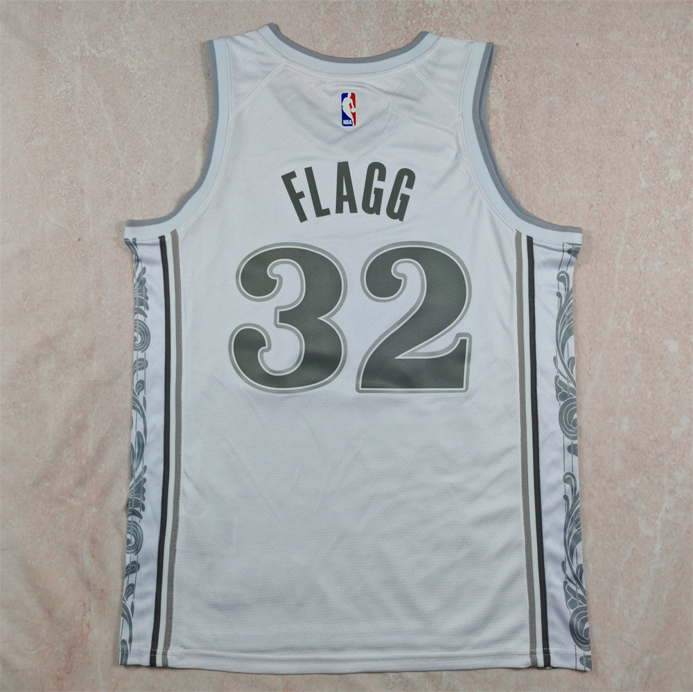 Dallas Mavericks City Edition Jersey (White/Grey)