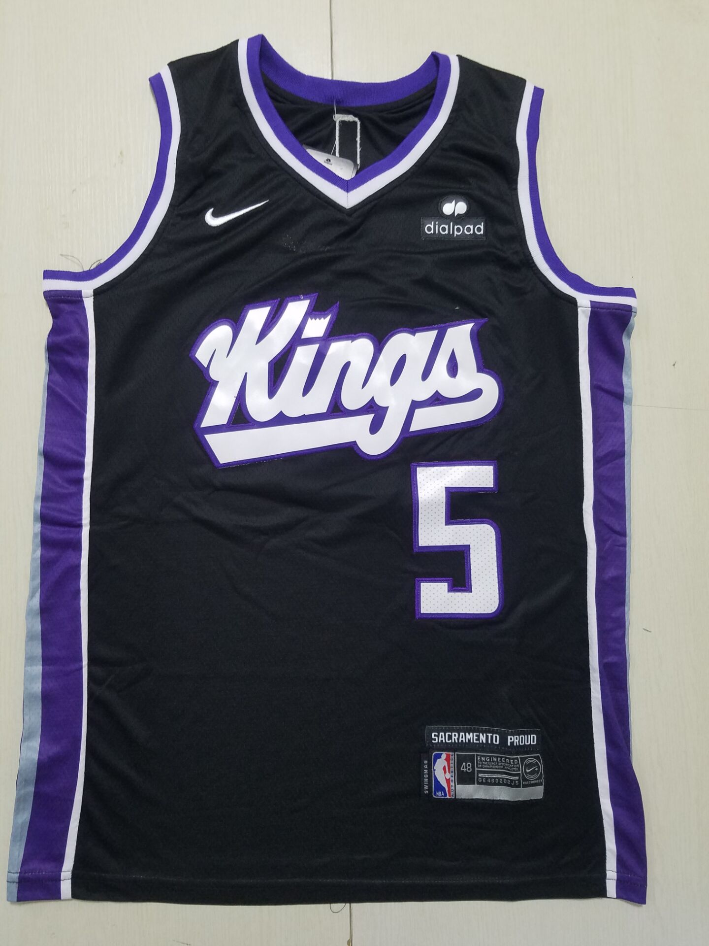 Sacramento Kings 2023 City Edition Black & Purple Jersey