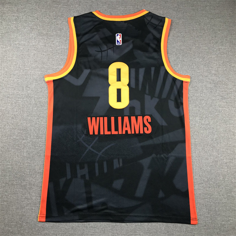 Thunder 2024 City Edition Light Blue Orange Jersey