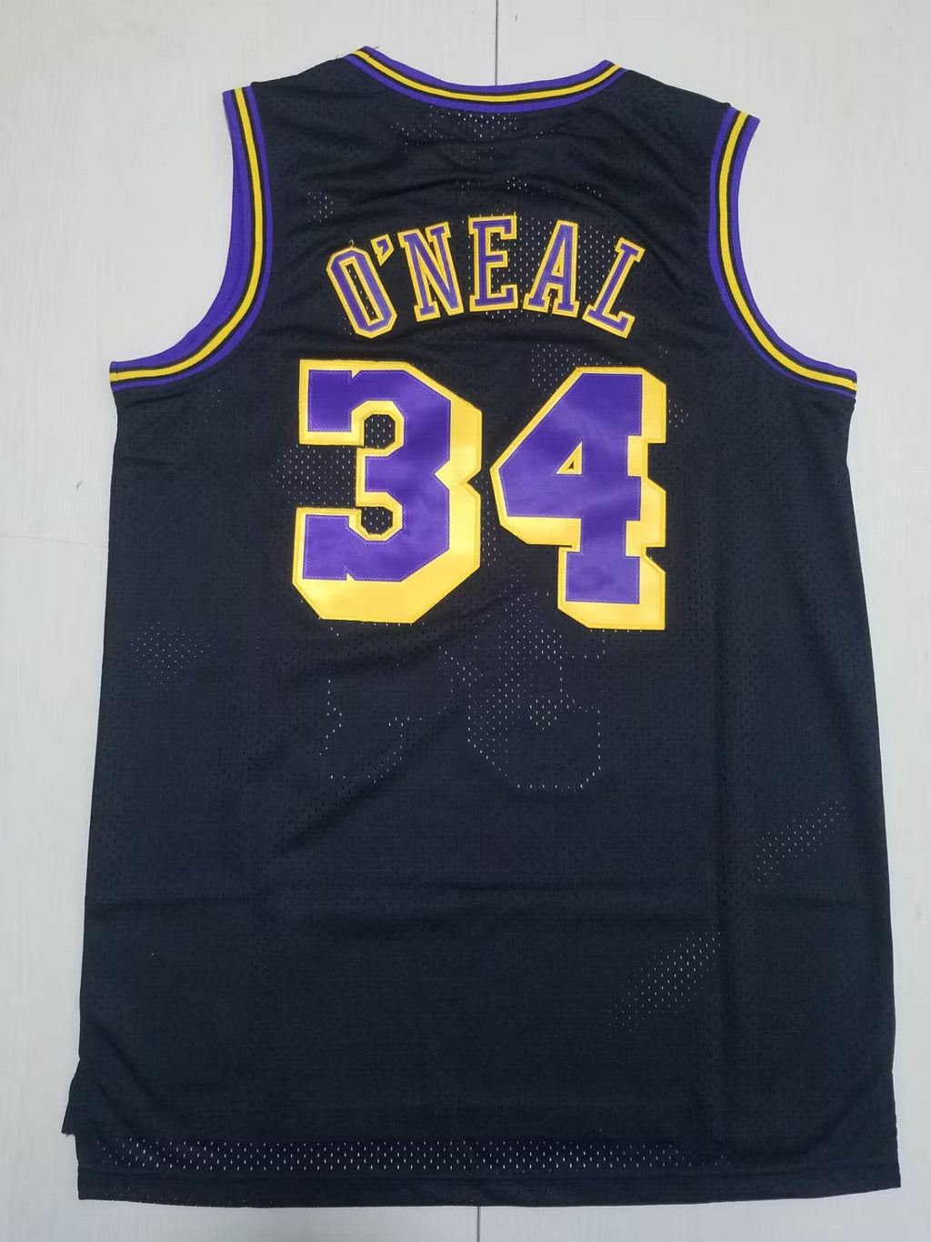 1996 Lakers Retro Shaquille O'Neal Black/Yellow