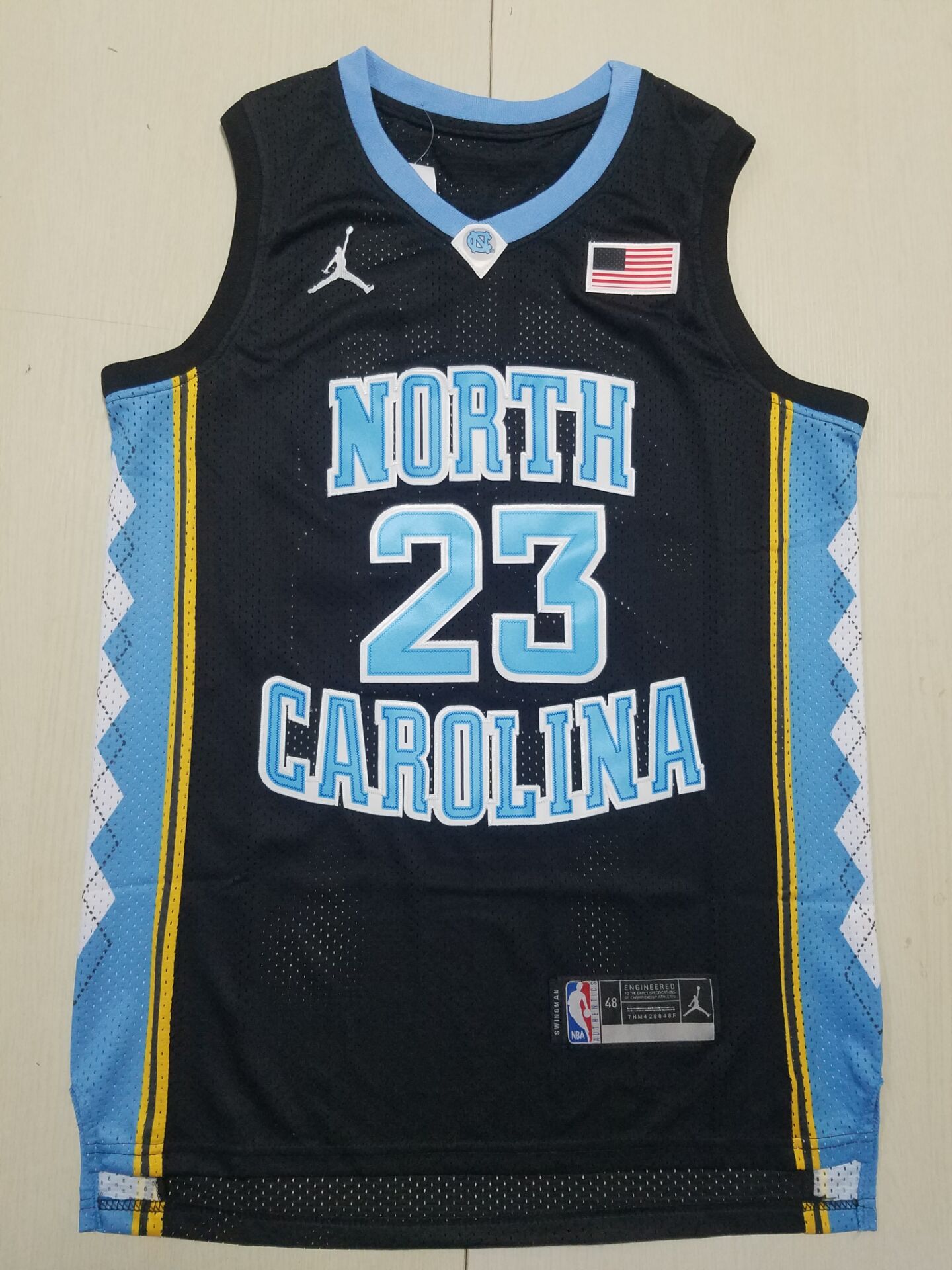 North Carolina Michael Jordan #23 Legend Retro Black Jersey